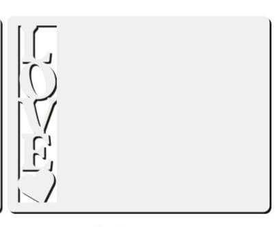 Foto Panel LOVE horizontal 15 cm x 20 cm - Imagen 2