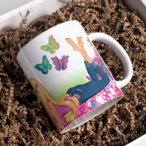 Taza personalizada Barbie (M.150) - 325 ML