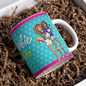 Taza personalizada Barbie (M.168) - 325 ML
