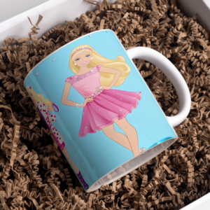 Taza personalizada Barbie (M.226) - 325 ML