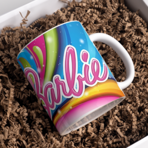 Taza personalizada Barbie (M.250) - 325 ML