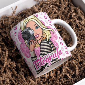 Taza personalizada Barbie (M.265) - 325 ML