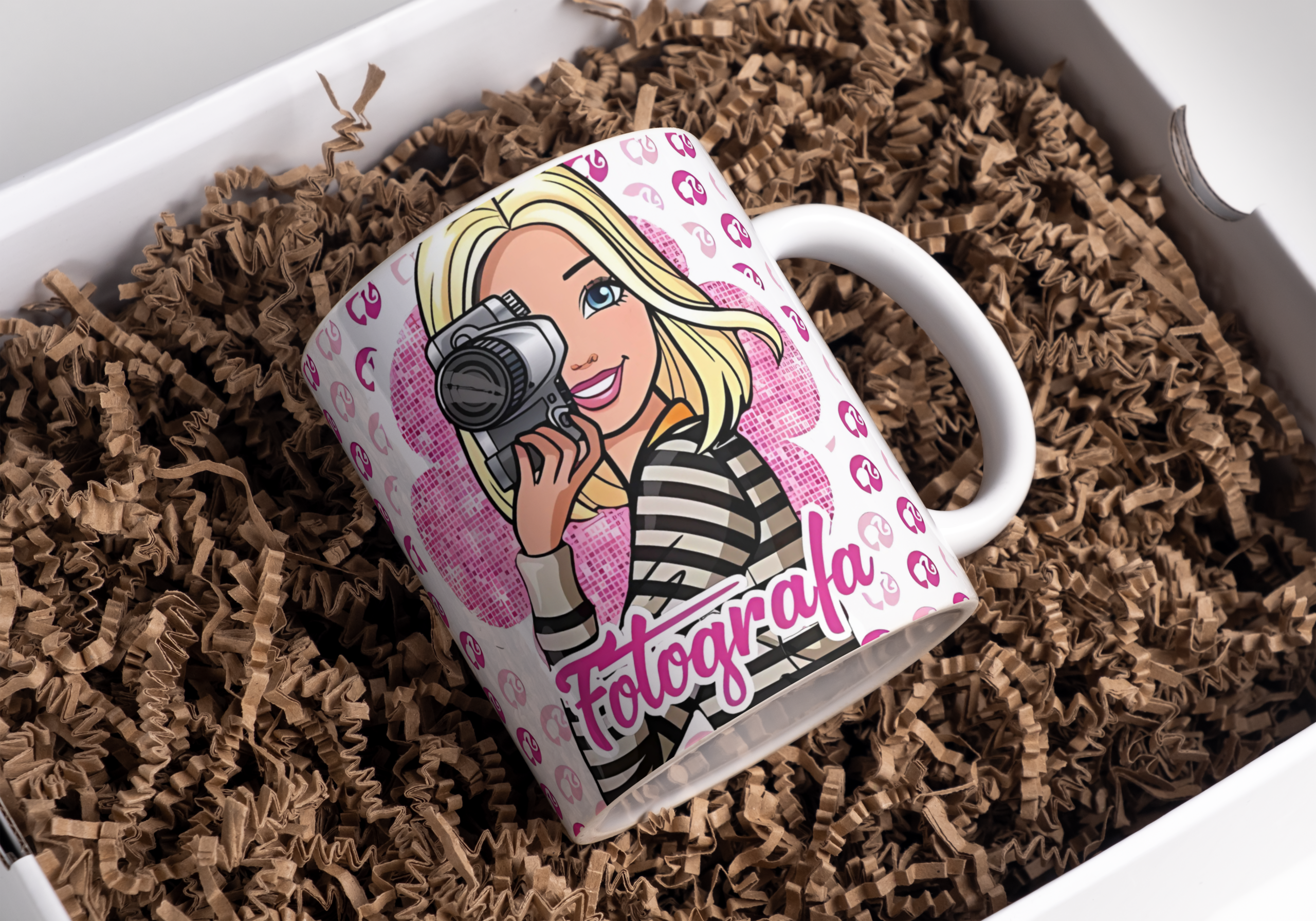 Taza personalizada Barbie (M.265) - 325 ML