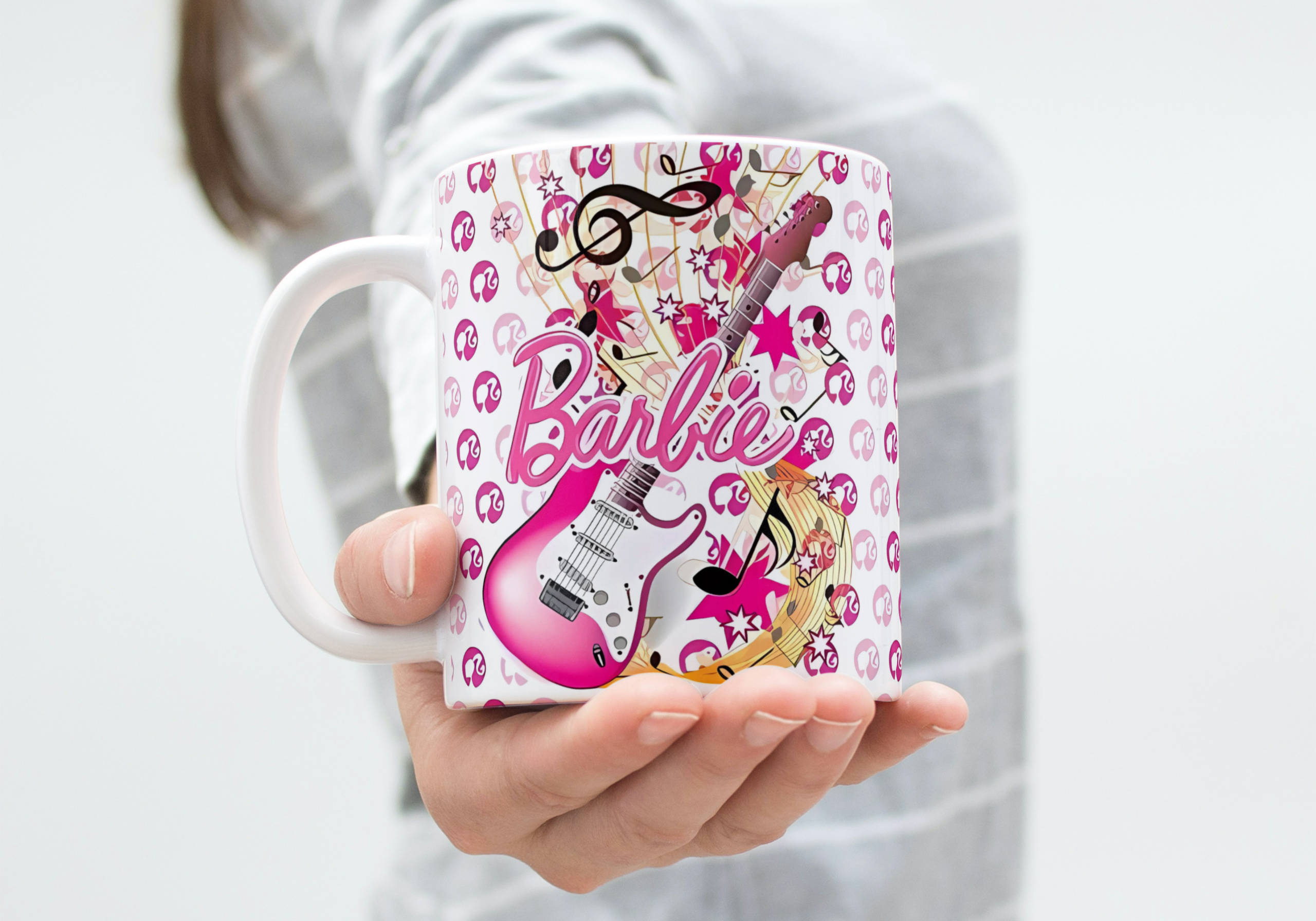 Taza personalizada Barbie (M.281) - 325 ML - Imagen 2