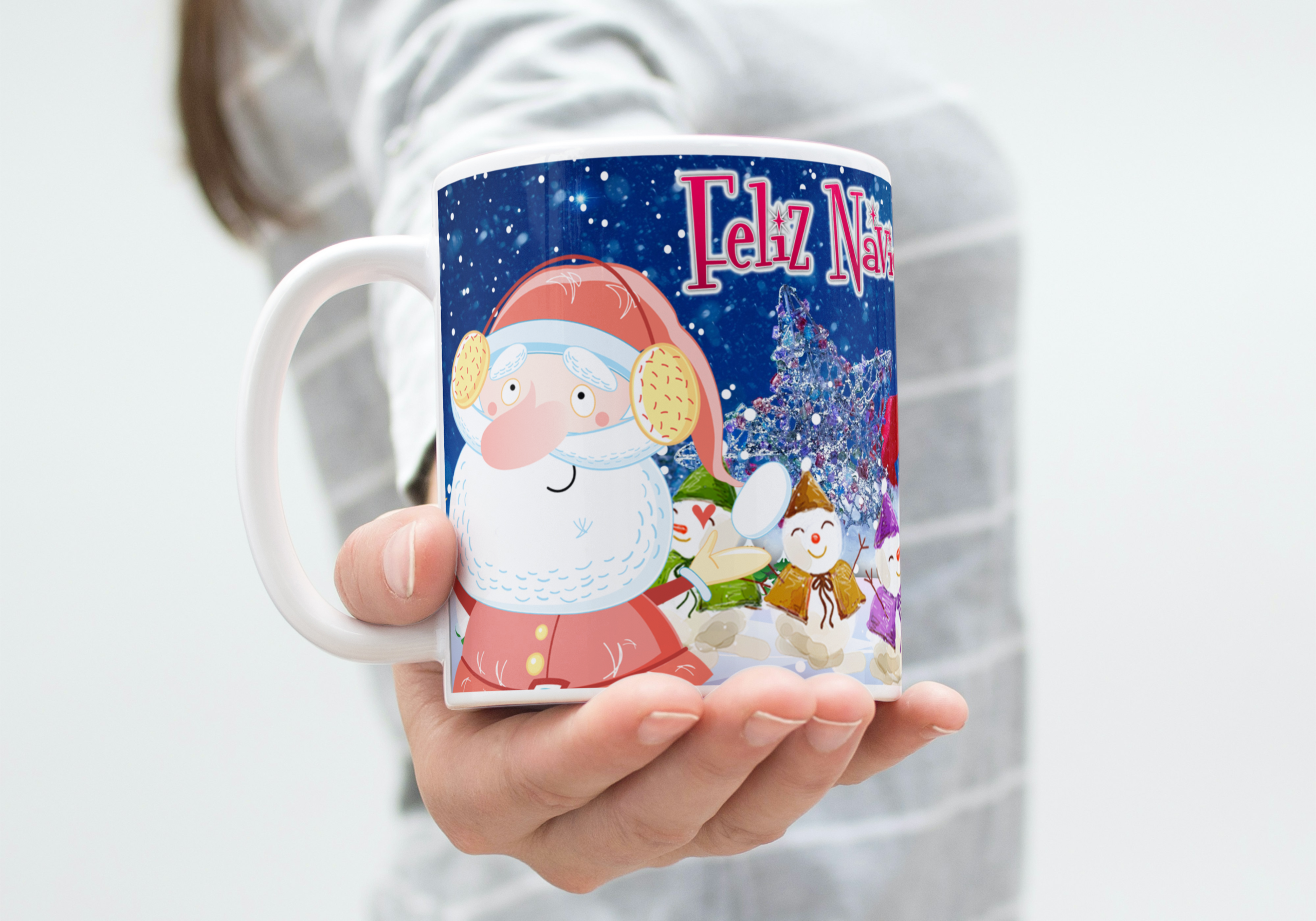Taza personalizada Navidad (M.170) - 325 ML - Imagen 2