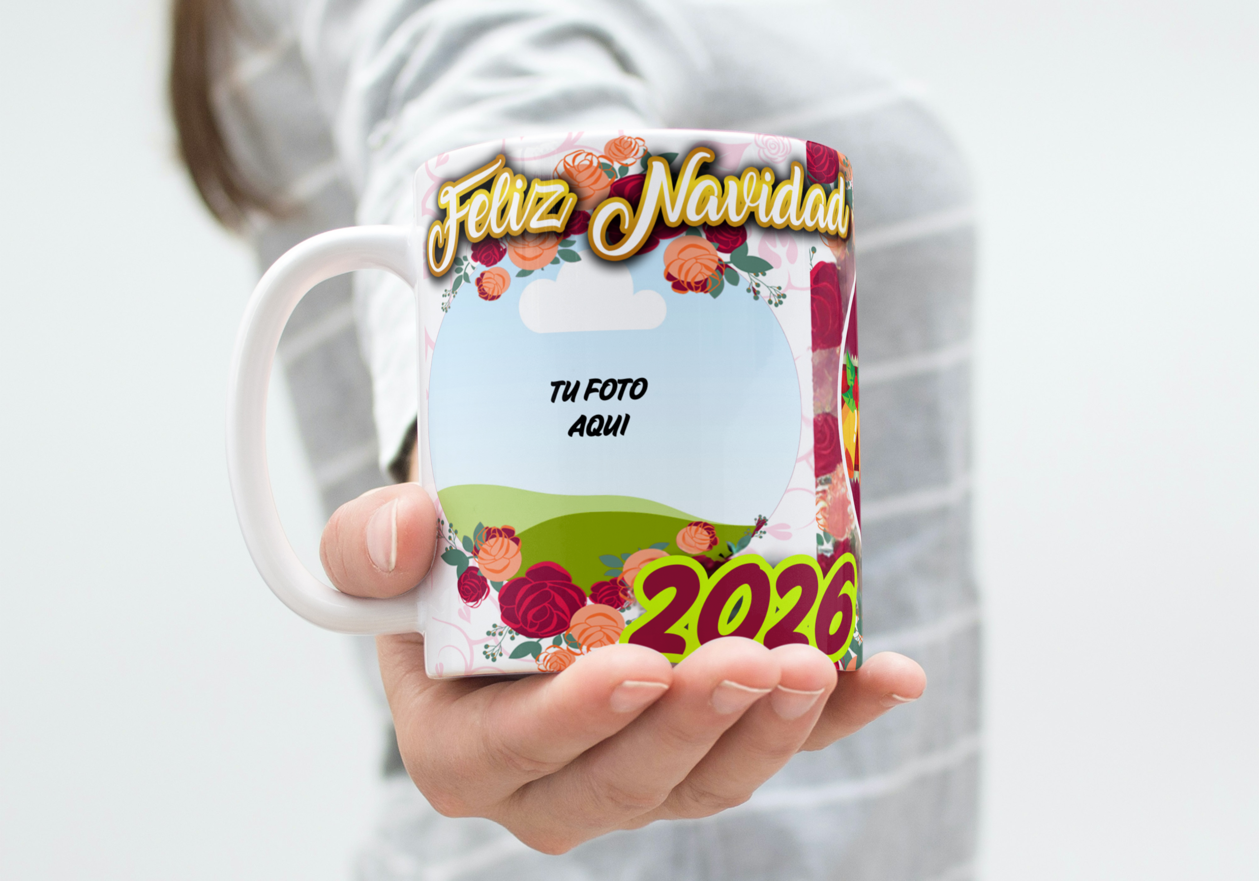 Taza personalizada Navidad (M.251) - 325 ML - Imagen 2