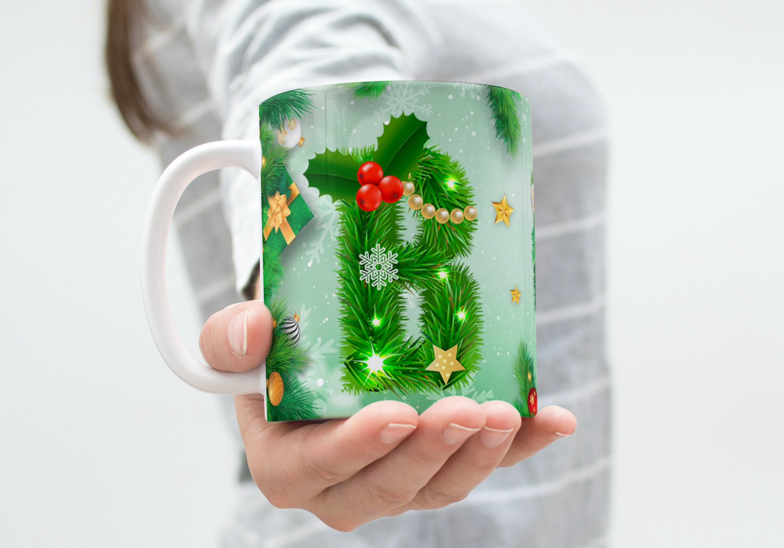 Taza personalizada Navidad (M.335) - 325 ML
