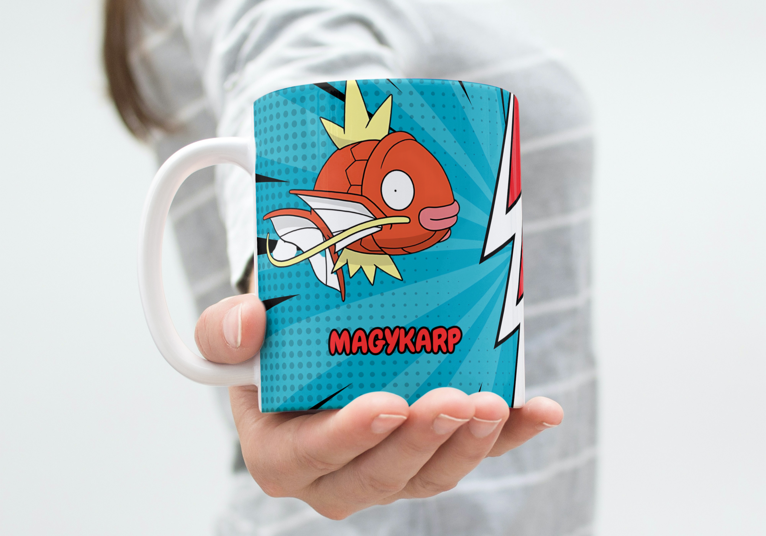 Taza personalizada Pokemon (M.345) - 325 ML - Imagen 2