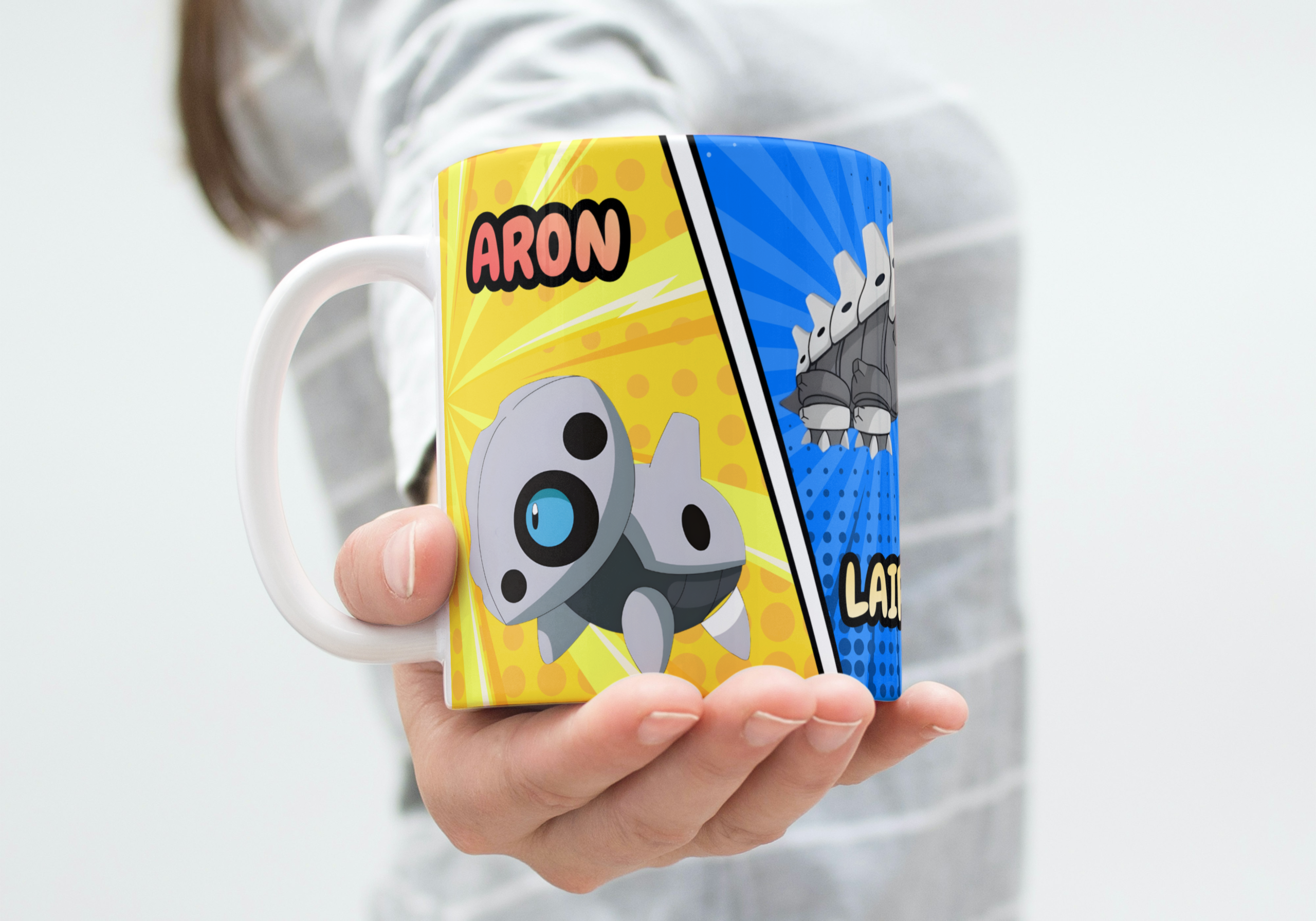 Taza personalizada Pokemon (M.360) - 325 ML - Imagen 2