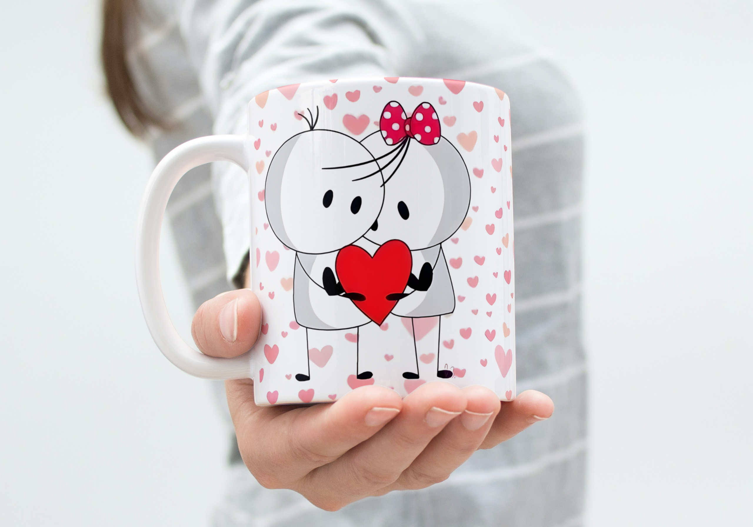 Taza personalizada San Valentin (M.383) - 325 ML - Imagen 2
