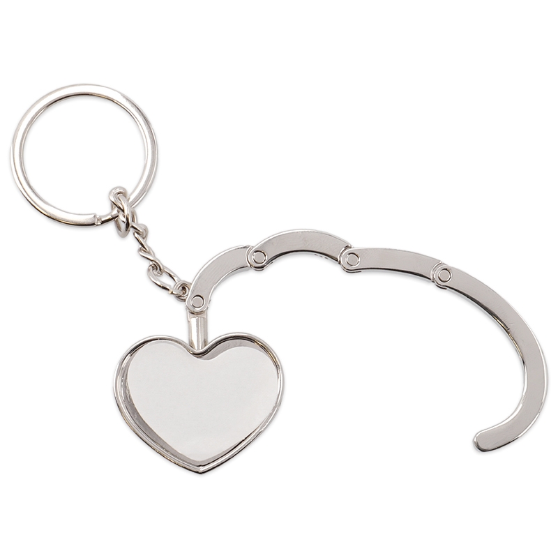 Llavero CUELGA BOLSOS metal corazón - Imagen 4
