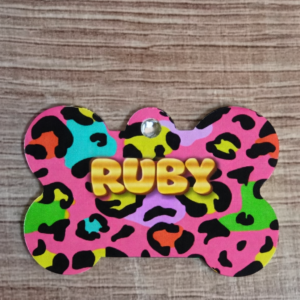Placa identificación Mascota Hueso 2,5 cm x 3,8 cm (H.14)