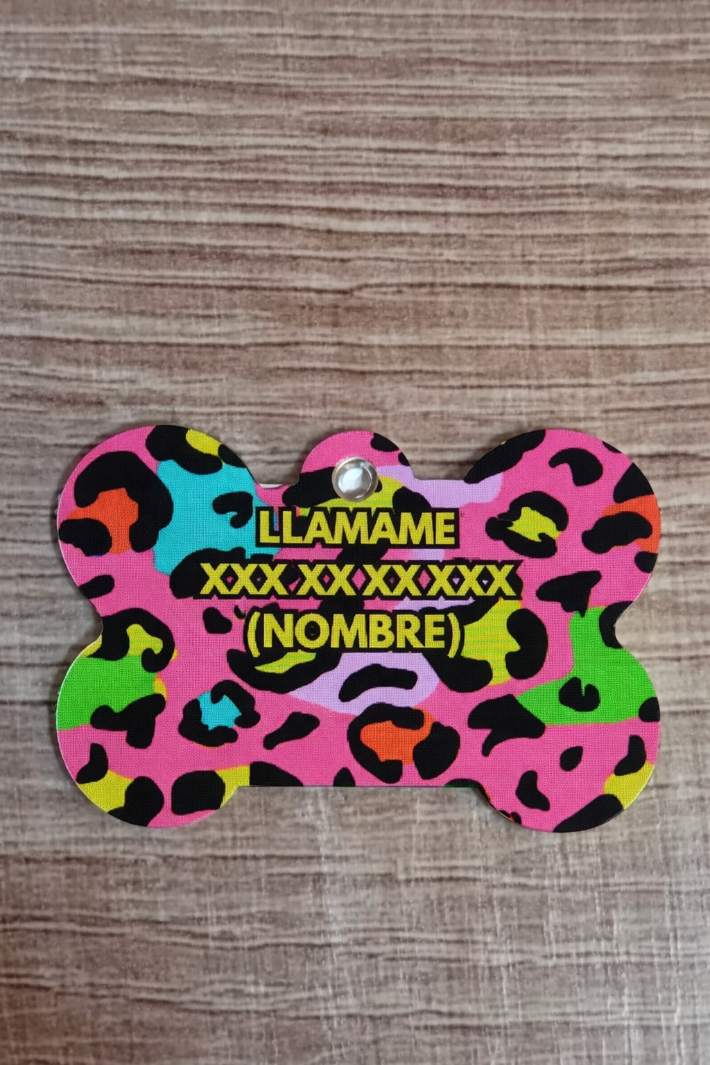 Placa identificación Mascota Hueso 2,5 cm x 3,8 cm (H.14) - Imagen 2