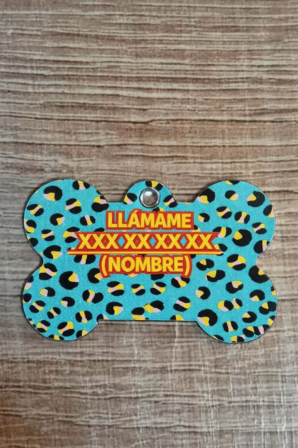 Placa identificación Mascota Hueso 2,5 cm x 3,8 cm (H.15) - Imagen 2