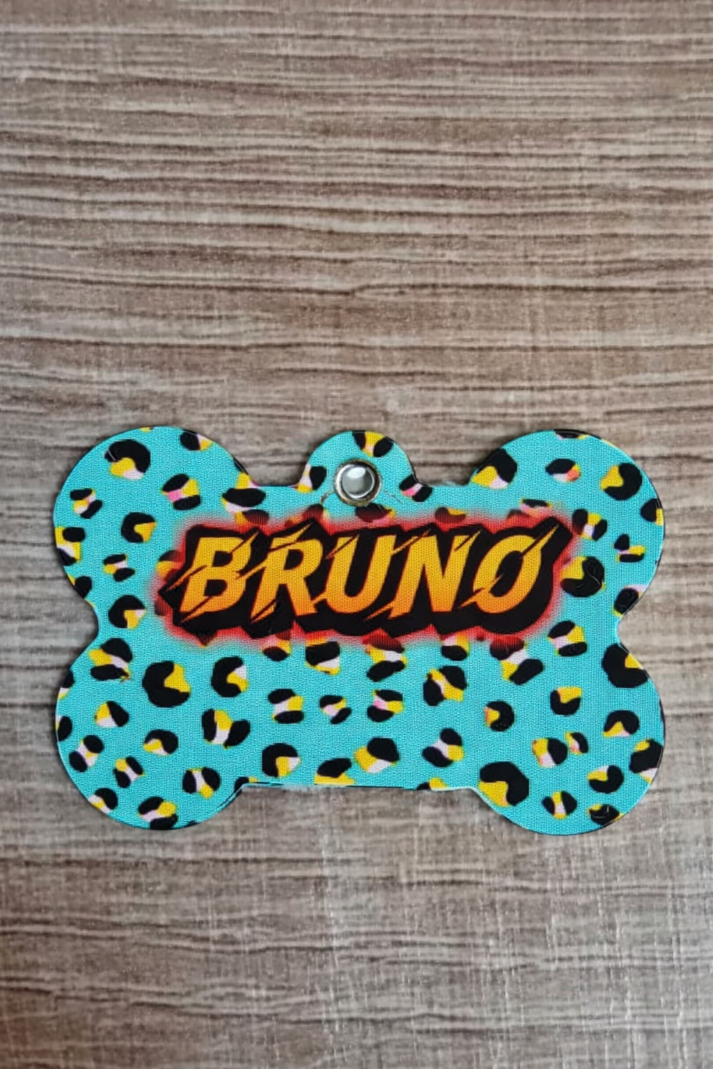 Placa identificación Mascota Hueso 2,5 cm x 3,8 cm (H.15)