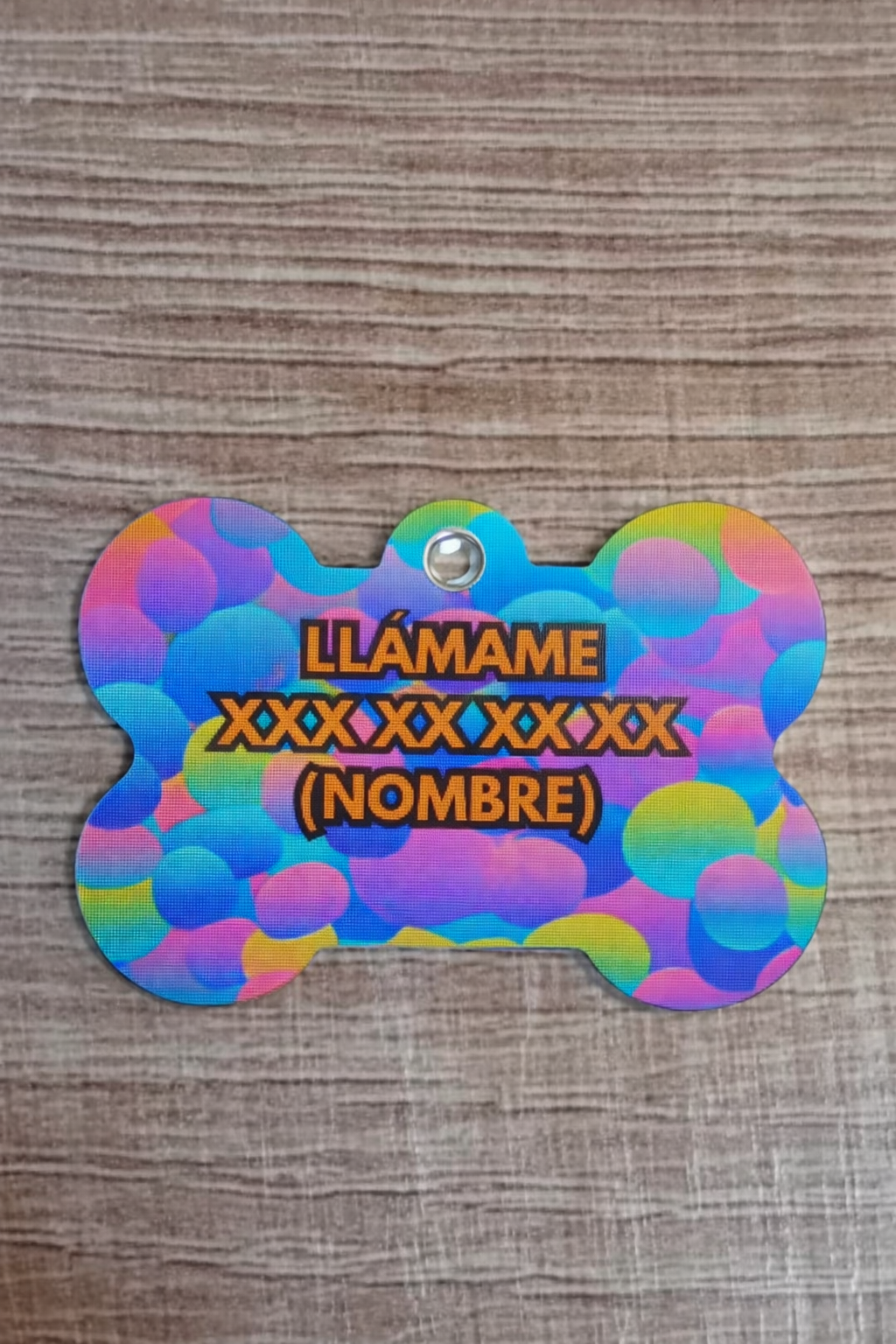 Placa identificación Mascota Hueso 2,5 cm x 3,8 cm (H.16) - Imagen 2