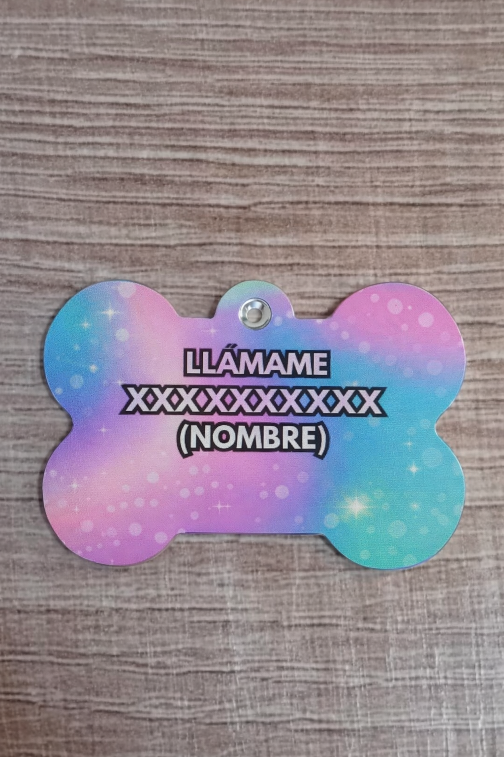 Placa identificación Mascota Hueso 2,5 cm x 3,8 cm (H.18) - Imagen 2