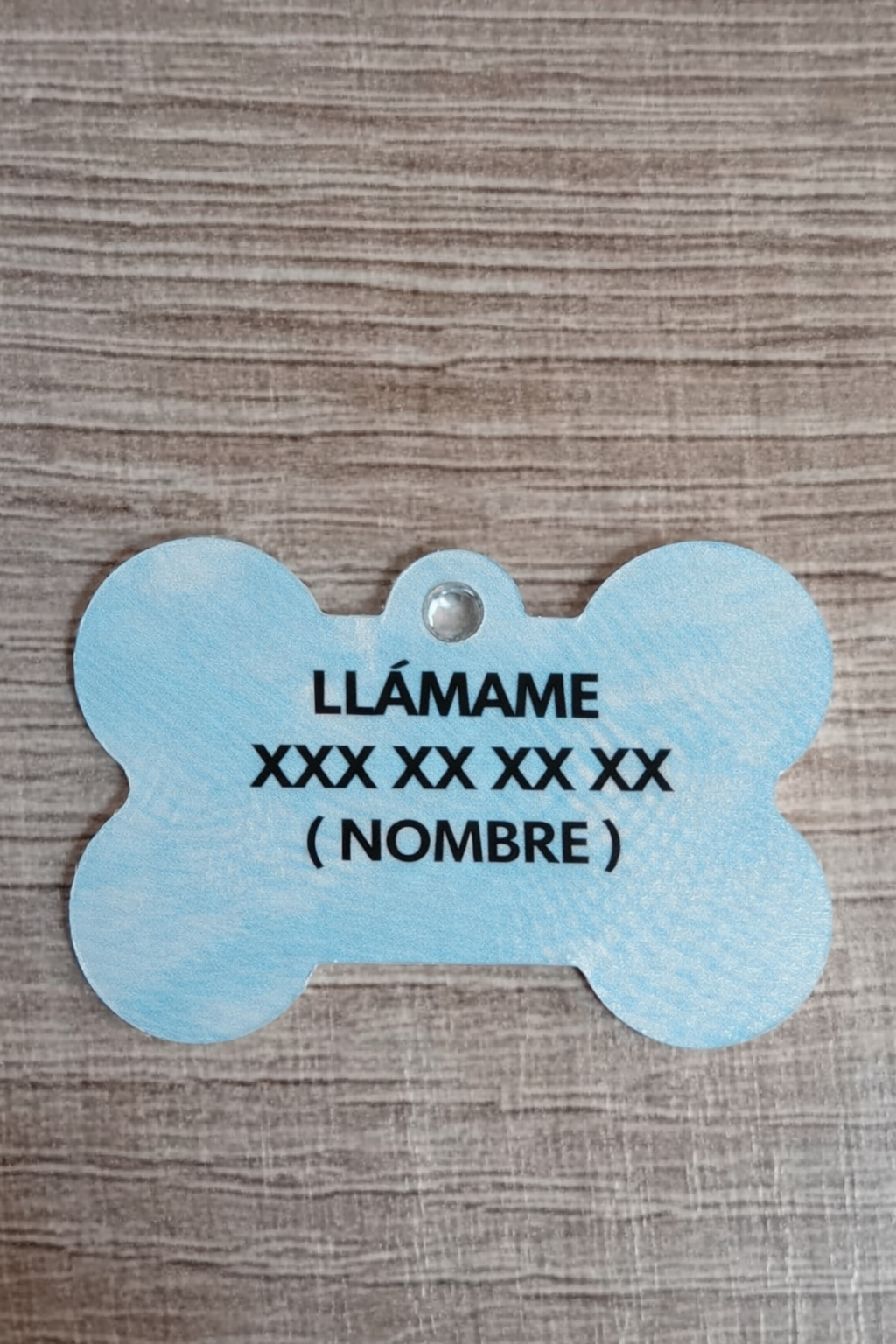 Placa identificación Mascota Hueso 2,5 cm x 3,8 cm (H.2) - Imagen 2