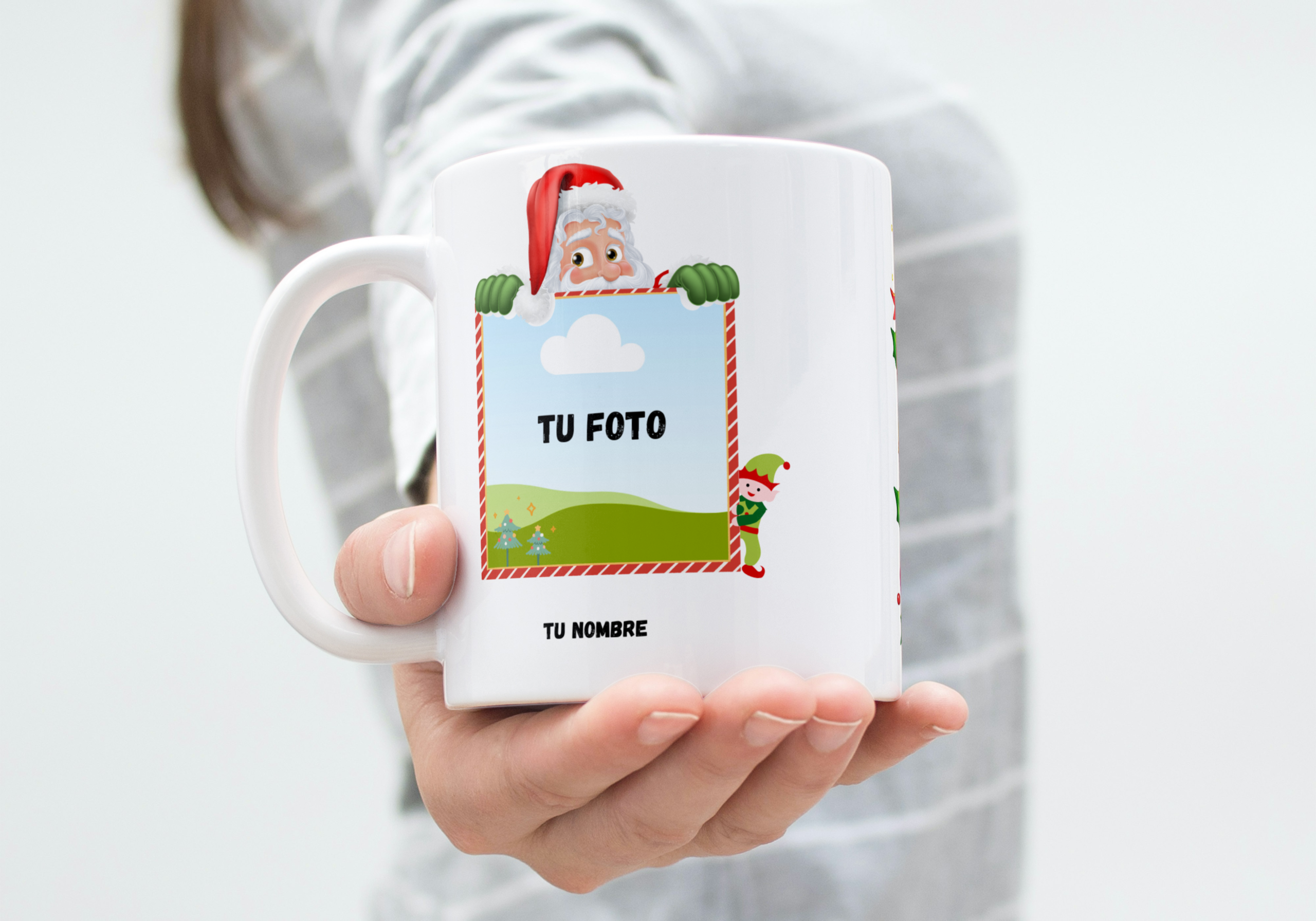 Taza personalizada Navidad (M.68) - 325 ML - Imagen 2