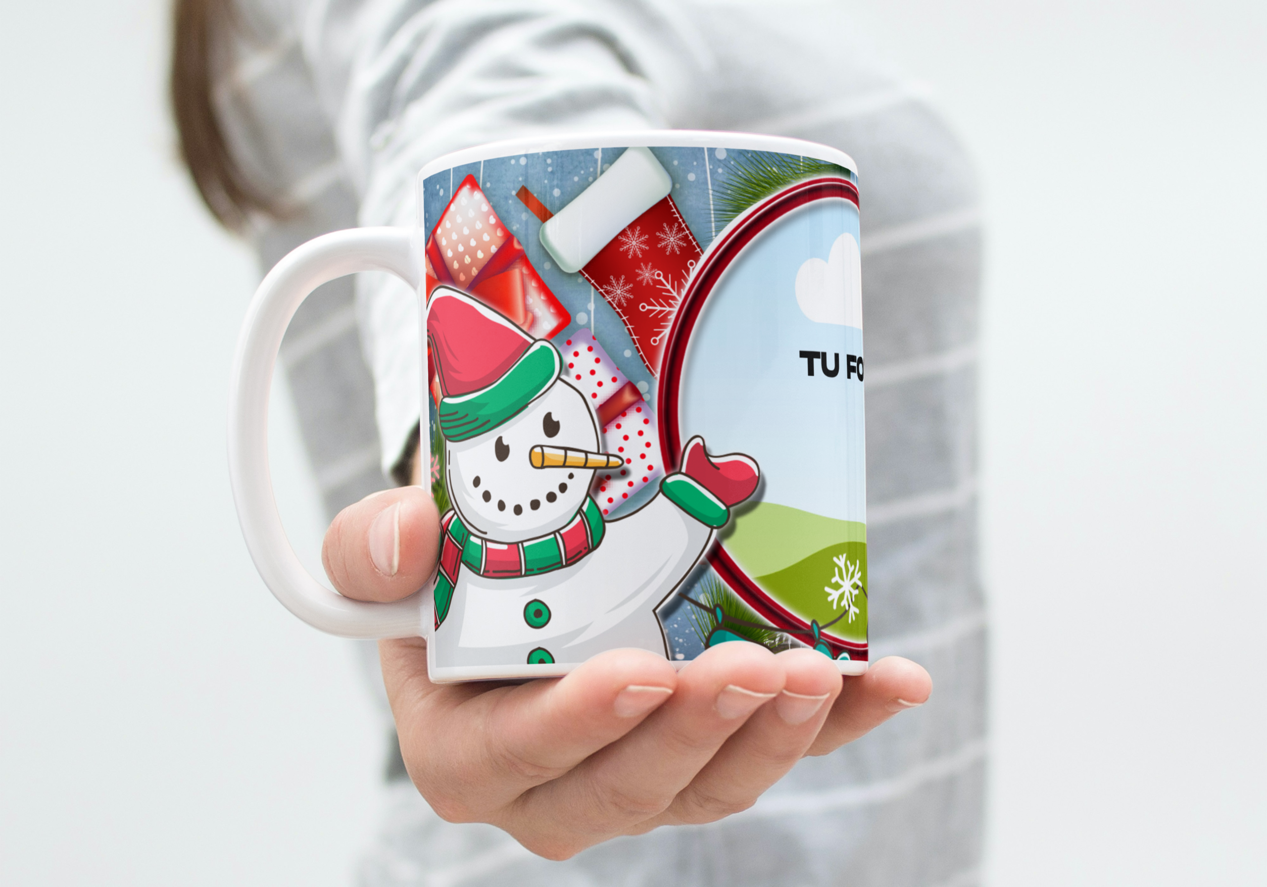 Taza personalizada Navidad (M.69) - 325 ML - Imagen 2