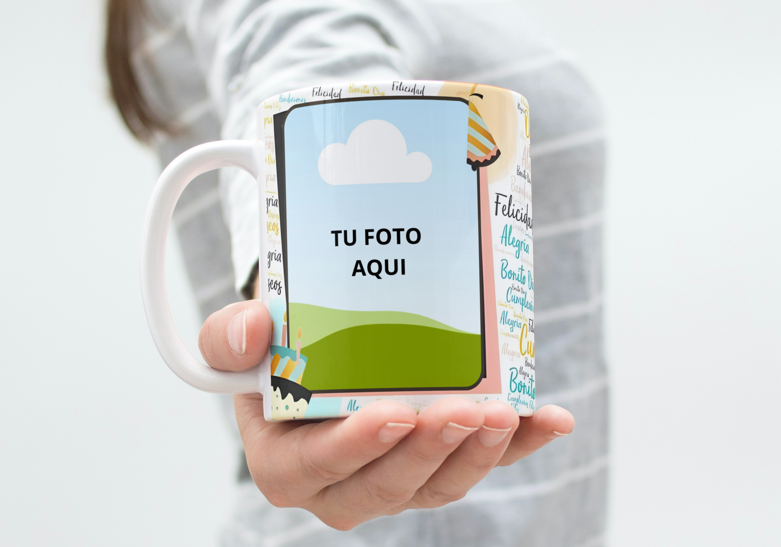 Taza personalizada Cumpleaños (M.414) - 325 ML - Imagen 2