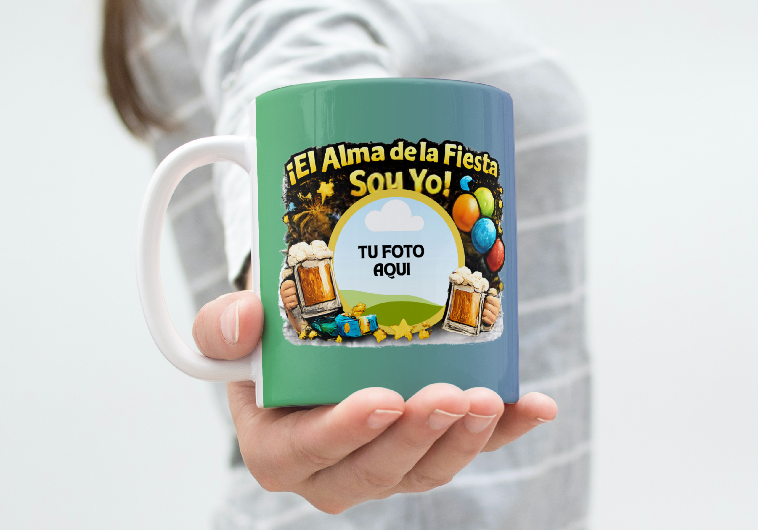 Taza personalizada Cumpleaños (M.428) - 325 ML - Imagen 2