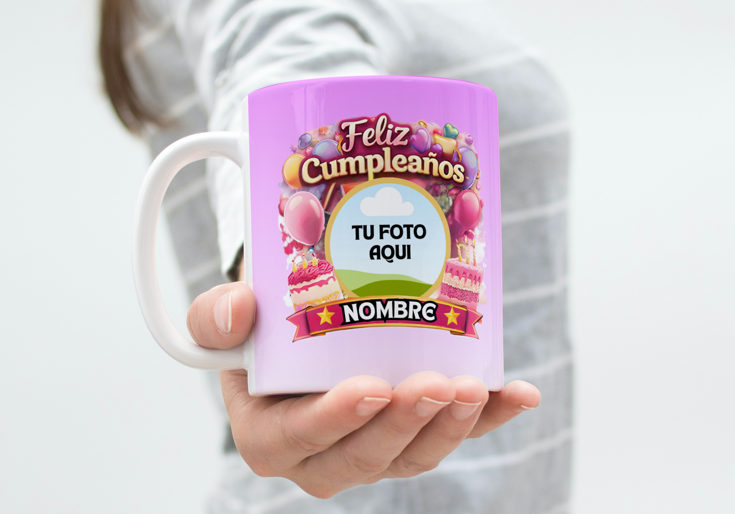Taza personalizada Cumpleaños (M.429) - 325 ML - Imagen 2
