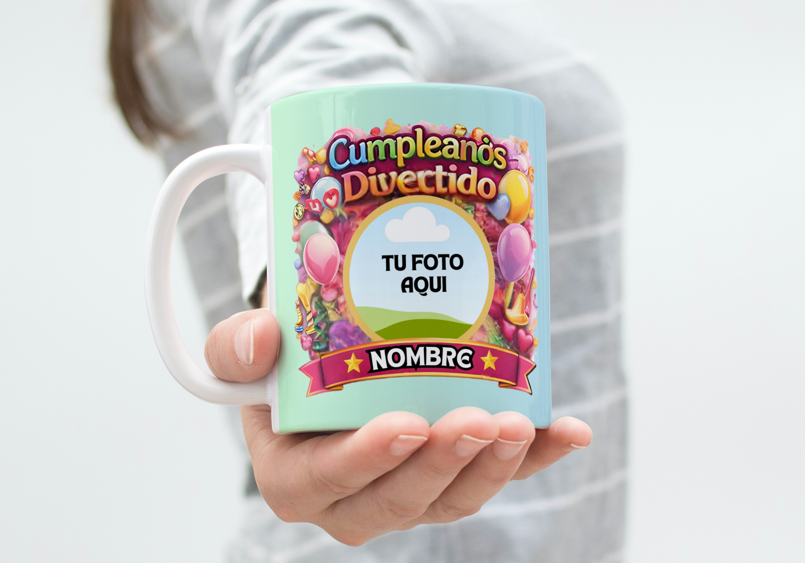 Taza personalizada Cumpleaños (M.431) - 325 ML - Imagen 2