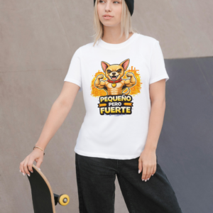 Camiseta Blanca Mujer manga corta tacto algodón 190g (P.10)