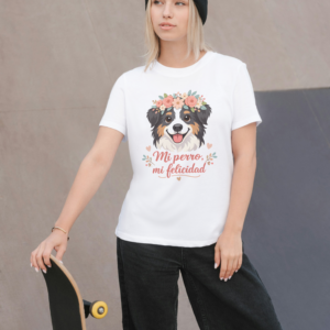 Camiseta Blanca Mujer manga corta tacto algodón 190g (P.14)
