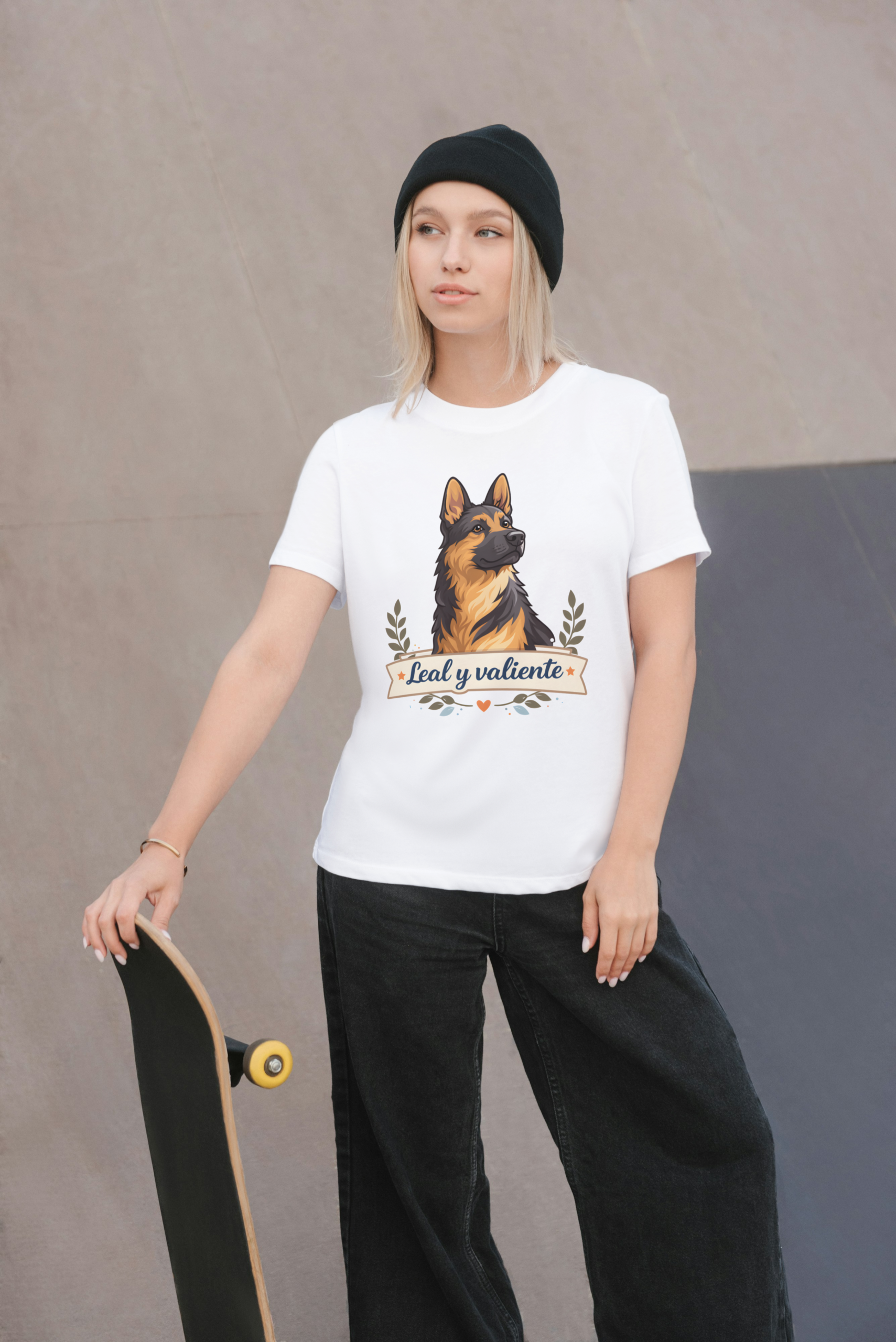 Camiseta Blanca Mujer manga corta tacto algodón 190g (P.17)