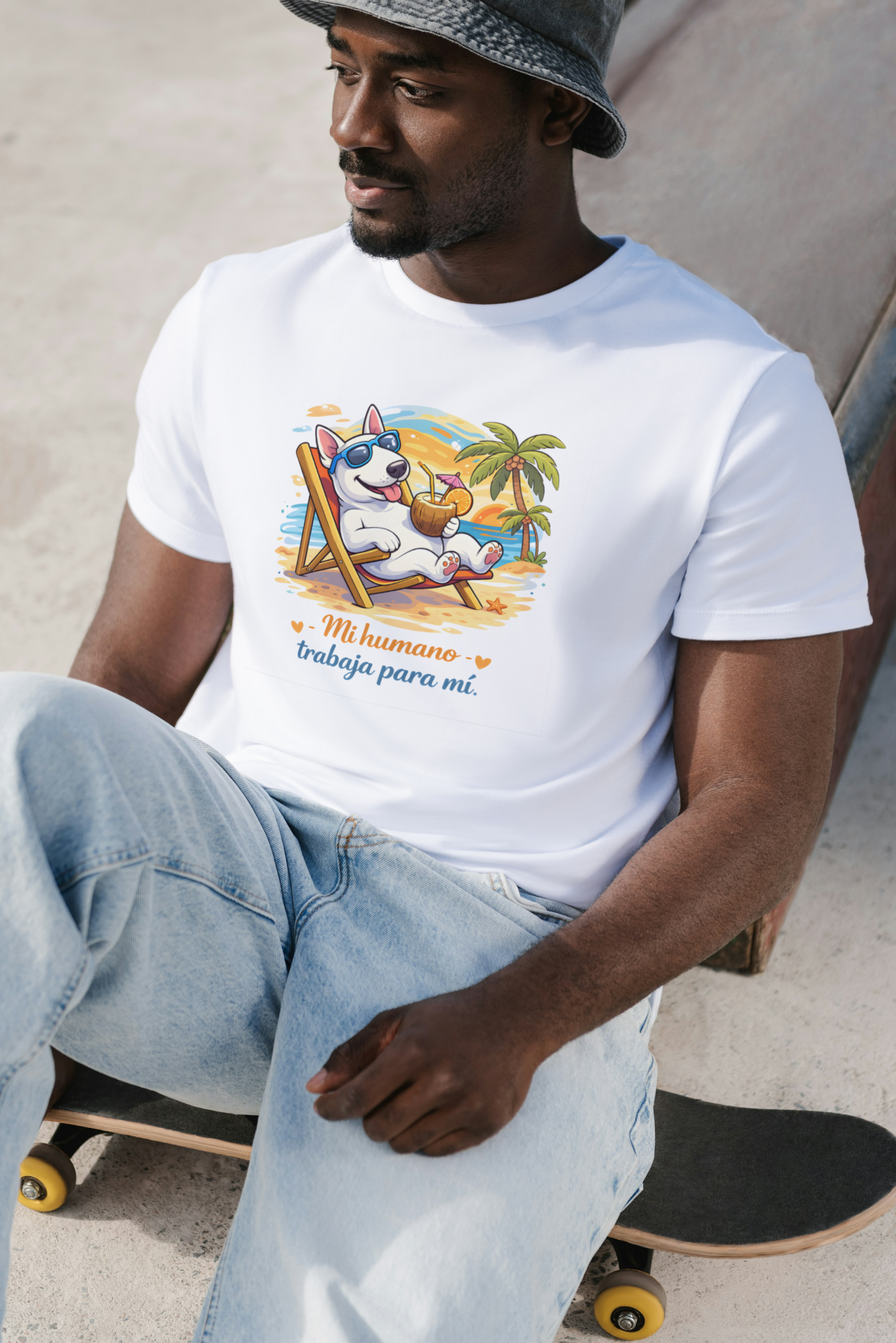 Camiseta Blanca Unisex manga corta tacto algodón 190g (P.18)
