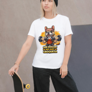 Camiseta Blanca Mujer manga corta tacto algodón 190g (P.7)