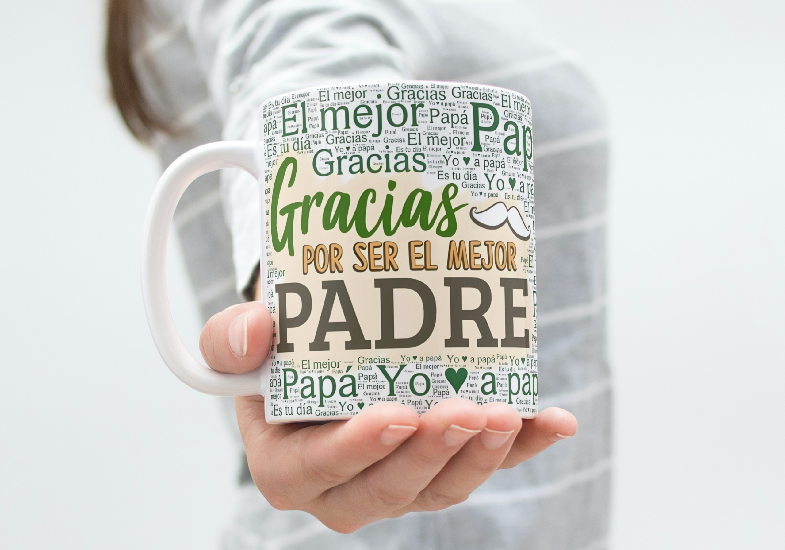 Taza personalizada Padre (M.404) - 325 ML - Imagen 2